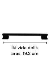 Siyah Dolap Kulp  Modelimiz  19.2 cm Olcuye Uymakta