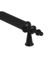 Polavit Çekmece Mutfak Dolap Kapak Kulpu Siyah Sert Plastik Kulp