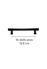 ÇUVAL 3500 ADET 12.8 cm Siyah Yüzüklü Kaliteli  Plastik Kulp