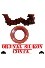 1 Adet 47 mm Güneş Enerjisi Turuncu Silikon Conta | Vakum Cam Tüp Sistem Contası