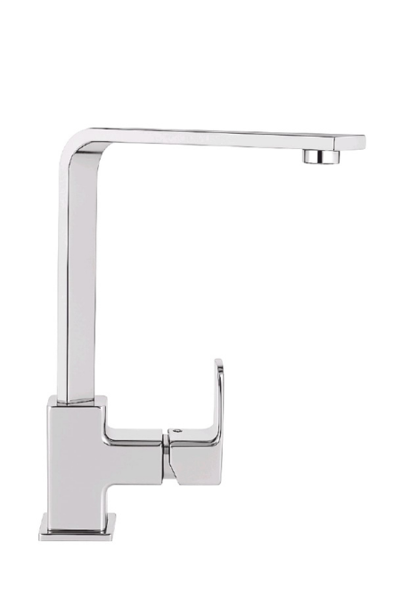 ŞİMŞEK Elit Kare Mix Krom Mutfak Uzun Kuğu  Evye Bataryası