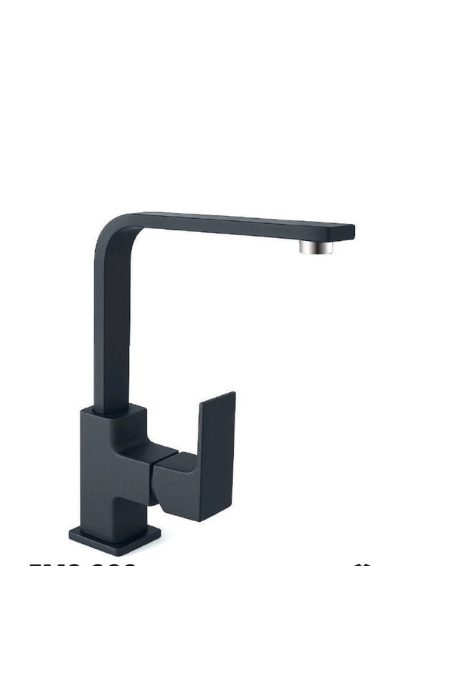 ŞİMŞEK Elit Kare Mix Siyah  Kısa Lavabo Bataryası