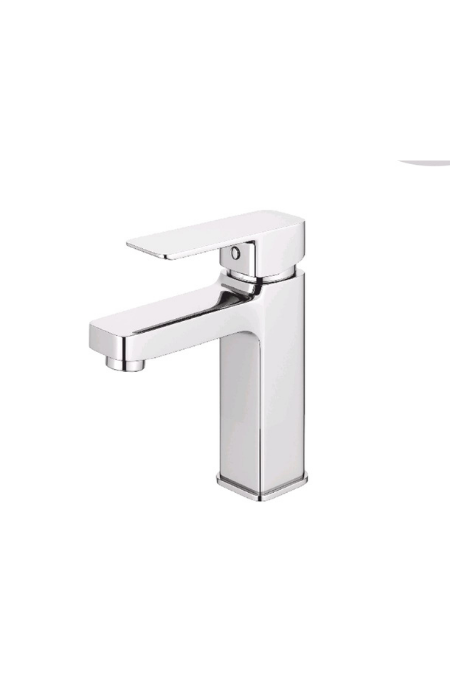 ŞİMŞEK Elit Kare Mix Krom  Kısa Lavabo Bataryası