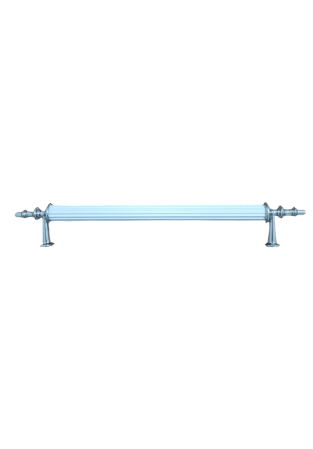 Sivri Uclu Kulp Beyaz Krom  Başlı Aliminyum Dolap Kulp 16 cm