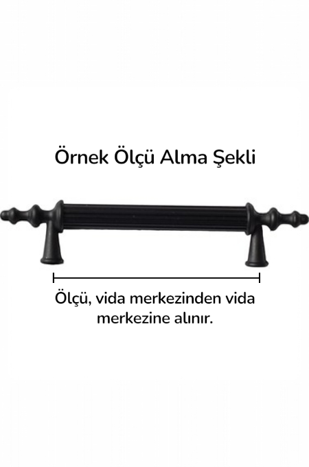 Siyah Sivri Plastik Çekmece ve Dolap Kapak Kulpu | Dayanıklı ve Şık Tasarım