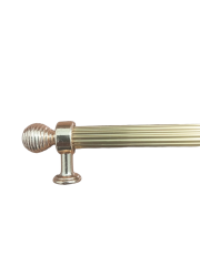 Aliminyum Yuvarlak Gold  Cizgili Dolap Kulp 16 cm