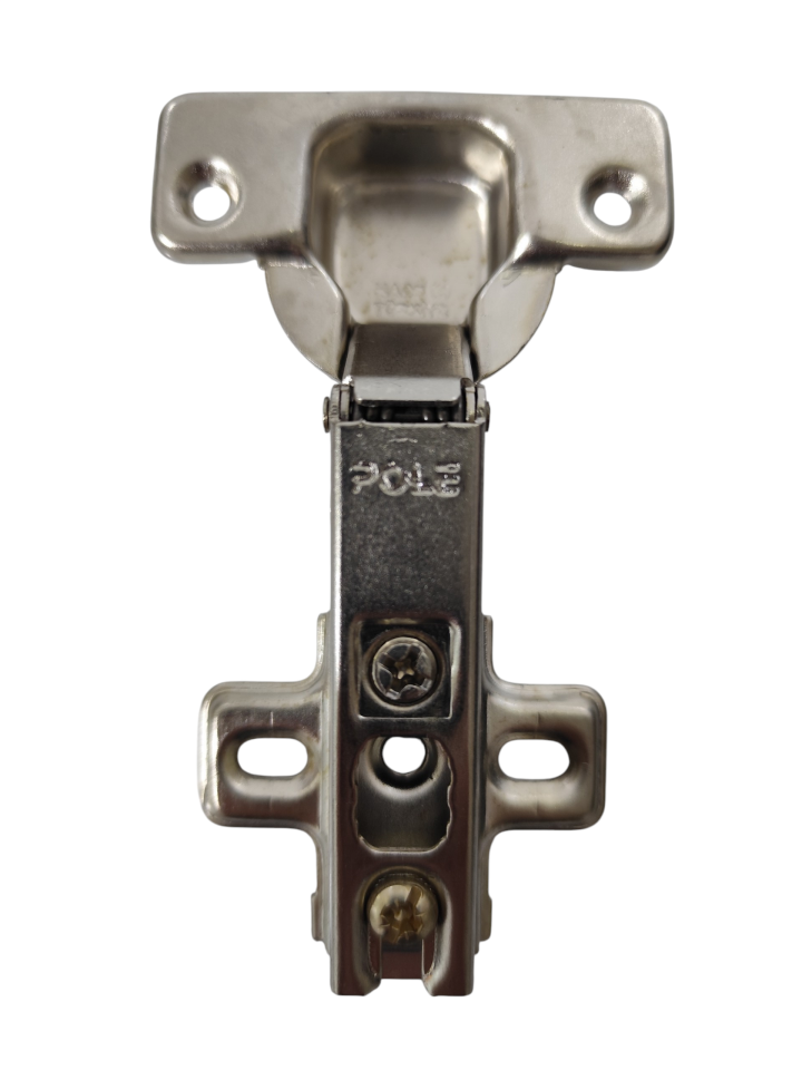 POLE Yerli 60 Gram Düz Dolap Kapak Menteşesi | Dayanıklı & Kolay Montaj