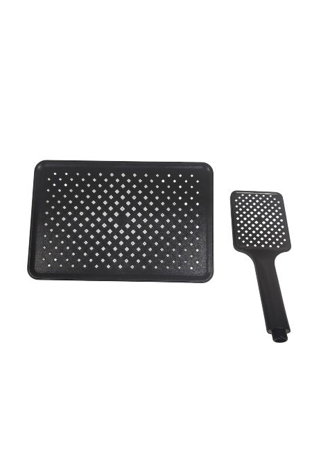 Siyah Robot Duş Başlığı ve El Duş Başlığı | Şık Tasarım, Güçlü Performans