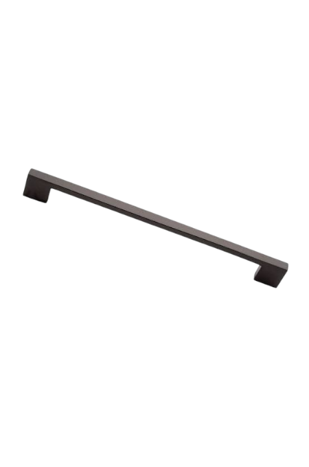 Siyah Metal Köprü Kulp 160 mm & 192 mm | Çift Ölçü Uyumlu Dolap & Çekmece Kulpu