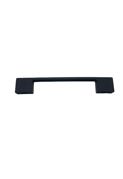 Siyah Metal Köprü Kulp 96 mm & 128 mm | Çift Ölçü Uyumlu Mobilya Kulpu