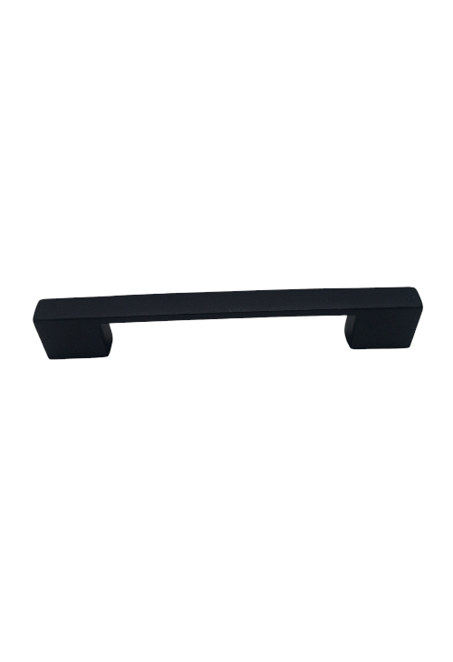 Siyah Metal Köprü Kulp 96 mm & 128 mm | Çift Ölçü Uyumlu Mobilya Kulpu