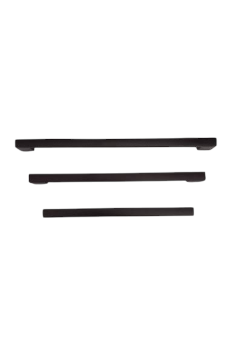 Siyah Metal Köprü Kulp 224 mm | Şık ve Dayanıklı Dolap & Çekmece Kulpu