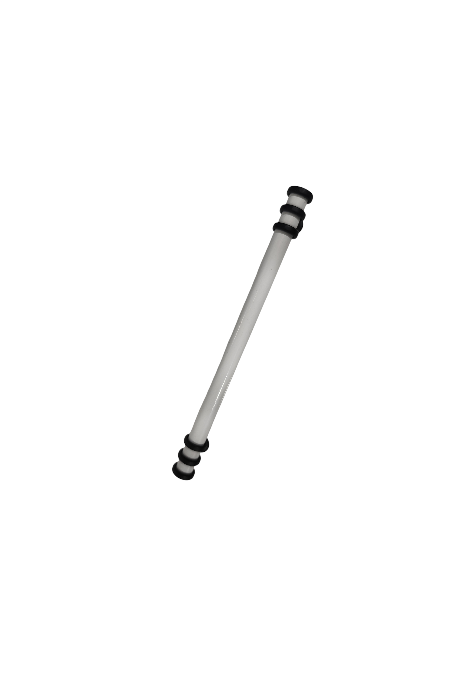 160 mm Beyaz Siyah Yüzüklü Metal Kulp | Şık ve Dayanıklı Dolap & Çekmece Kulpu