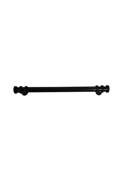 160 mm Siyah Siyah Yüzüklü Metal Kulp | Şık ve Dayanıklı Dolap & Çekmece Kulpu