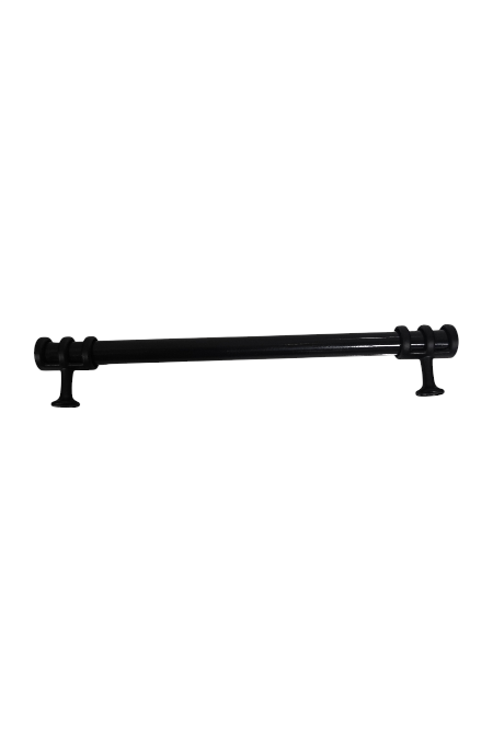 160 mm Siyah Siyah Yüzüklü Metal Kulp | Şık ve Dayanıklı Dolap & Çekmece Kulpu