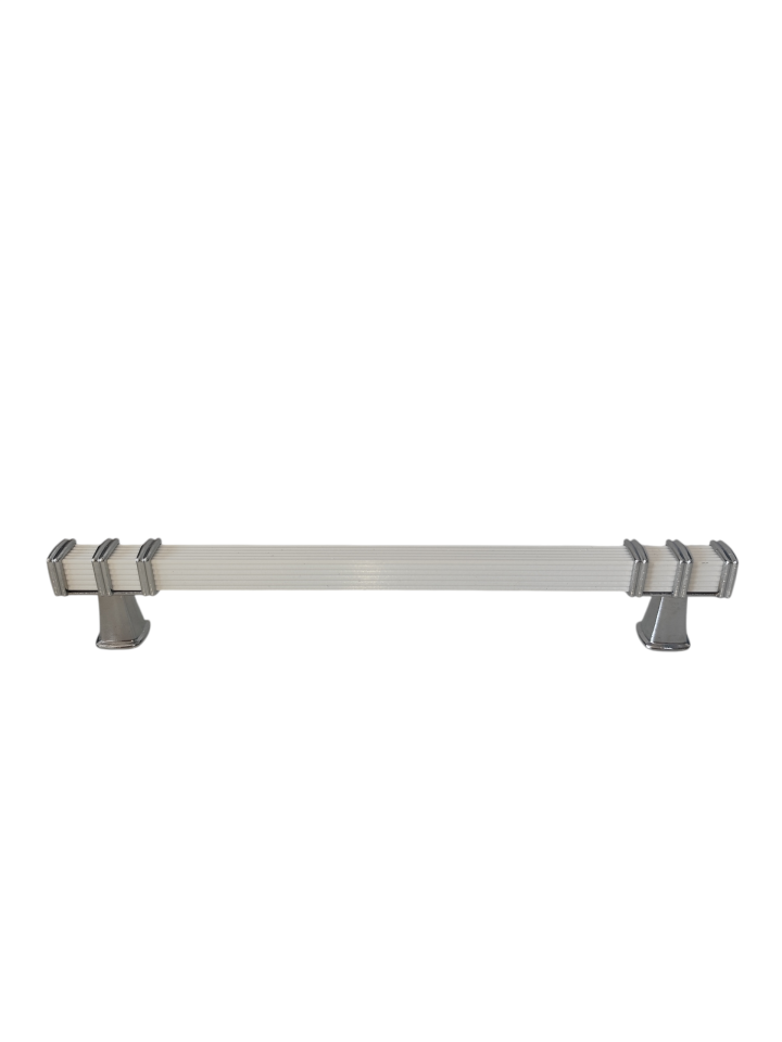 160 mm Beyaz Krom Yüzüklü Kare Kulp | Şık, Dayanıklı ve Uygun Fiyatlı