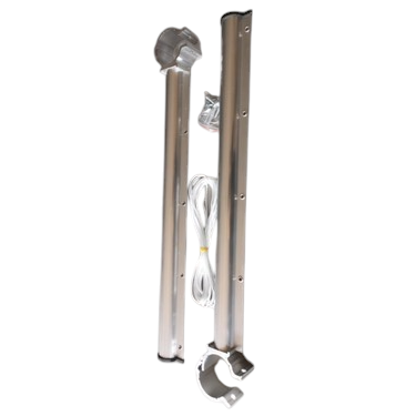 SEPKEN Alüminyum Balkon Çamaşır Askı Demiri Yuvarlak Küpeşte