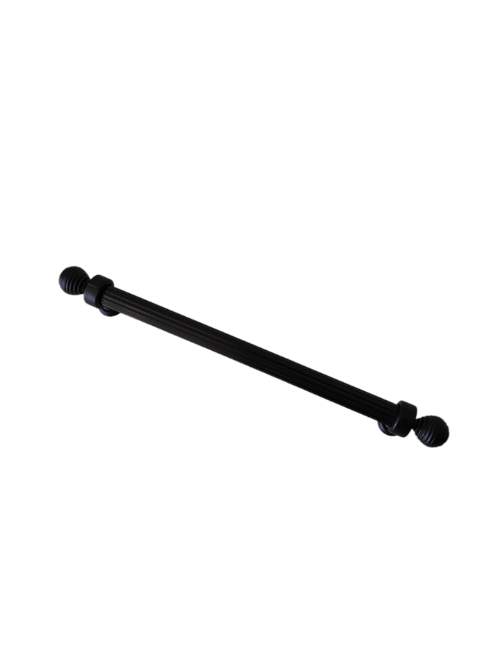 160 mm Siyah Yuvarlak Siyah Başlı Dolap Kulpu – Modern Mutfak Dolabı ve Çekmece Kulpu