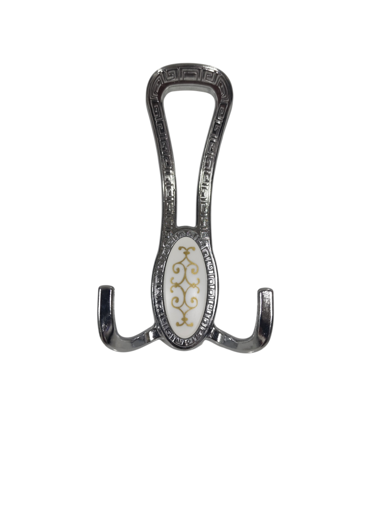 Portmanto Krom İkili Mobilya Vestiyer Askısı – Elbise, Mont ve Çanta Askılığı