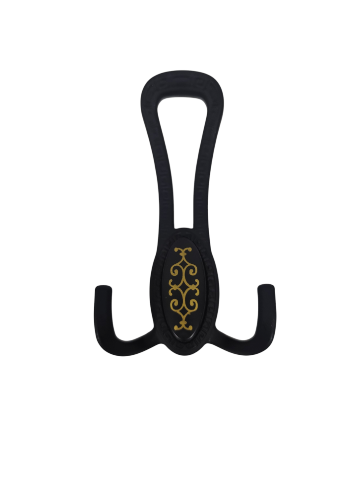 Portmanto Siyah İkili Mobilya Vestiyer Askısı – Elbise, Mont ve Çanta Askılığı