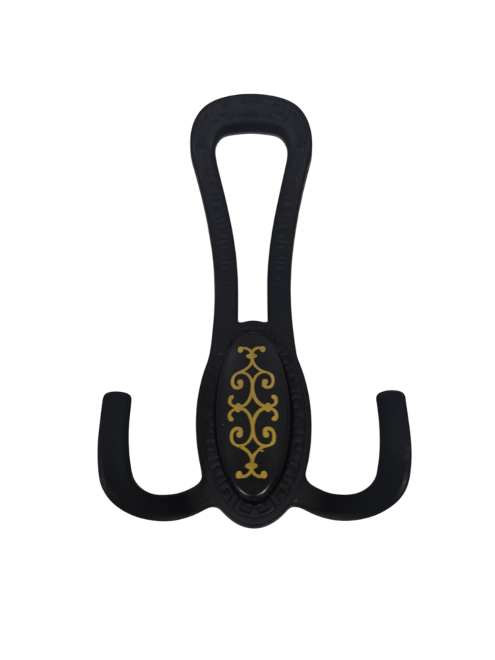 Portmanto Siyah İkili Mobilya Vestiyer Askısı – Elbise, Mont ve Çanta Askılığı