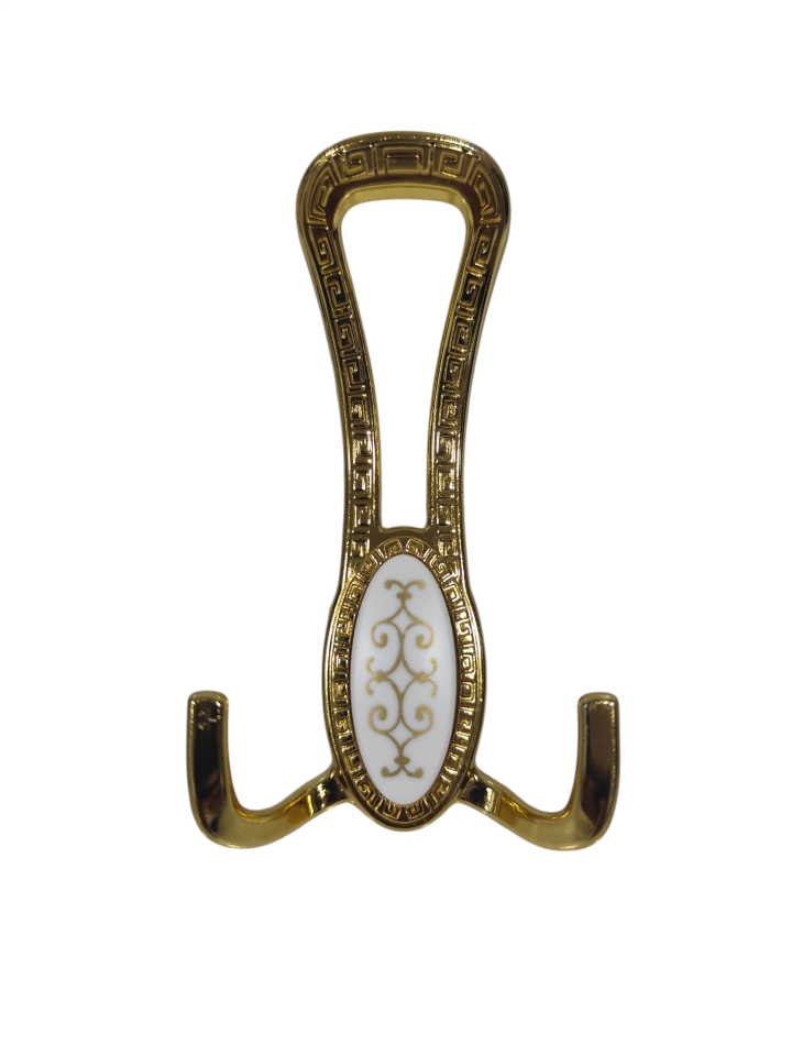 Portmanto Gold Altın Rengi İkili Mobilya Vestiyer Askısı – Elbise, Mont ve Çanta Askılığı