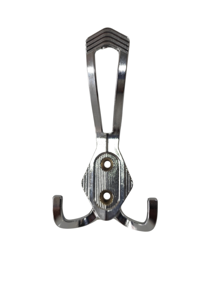 Portmanto Deluxe Krom İkili Vestiyer – Elbise, Mont, Çanta Askılığı | Şık & Dayanıklı