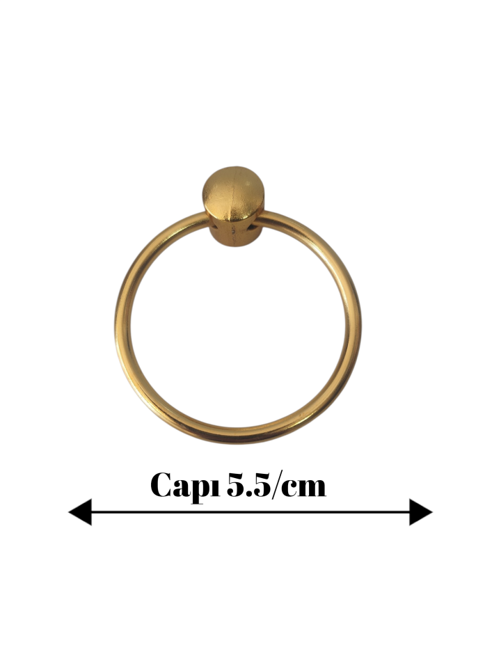 Gold Halka Kulp Eni 5,5 mm | Şık, Dayanıklı ve Modern Tasarım