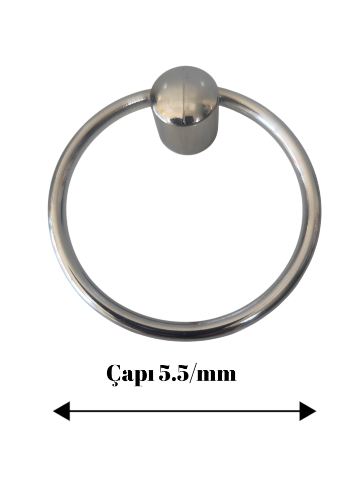 Krom Halka Kulp 5,5 mm | Şık, Dayanıklı ve Modern Tasarım