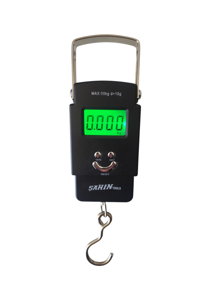 Şahin Yada Benzeri  Elektronik Dijital El Kantarı 50 Kg | Terazi Tartı, 10 Gr Hassasiyet