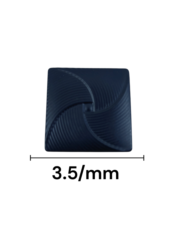 Gül Siyah Düğme Kulp 3,5 mm | Şık, Dayanıklı ve Modern Tasarım