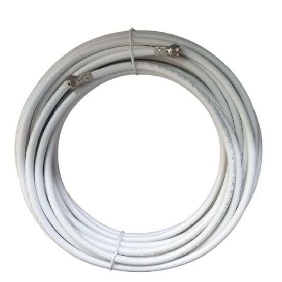 80 Tel RG6U4 Hazır Başlıklı Silver Uydu Kablosu | Dayanıklı ve Kolay Kurulum