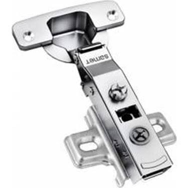 Samet Master Frenli Düz Menteşe (Taban Dahil) – Yavaş Kapanır Mobilya Menteşesi