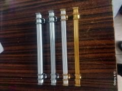 160 cm Şık Tasarım Beyaz Krom  Yüzüklü Kare Kulp