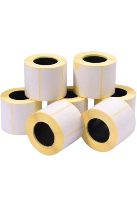 1 ADET 100 mm x 100 mm Eko Termal Etiket 500 Sarım