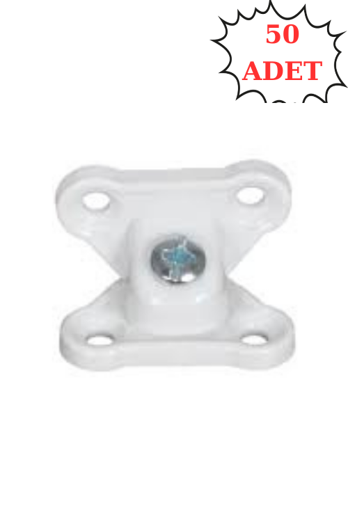 50 Adet Açılı Beyaz Kaliteli  Çektirme