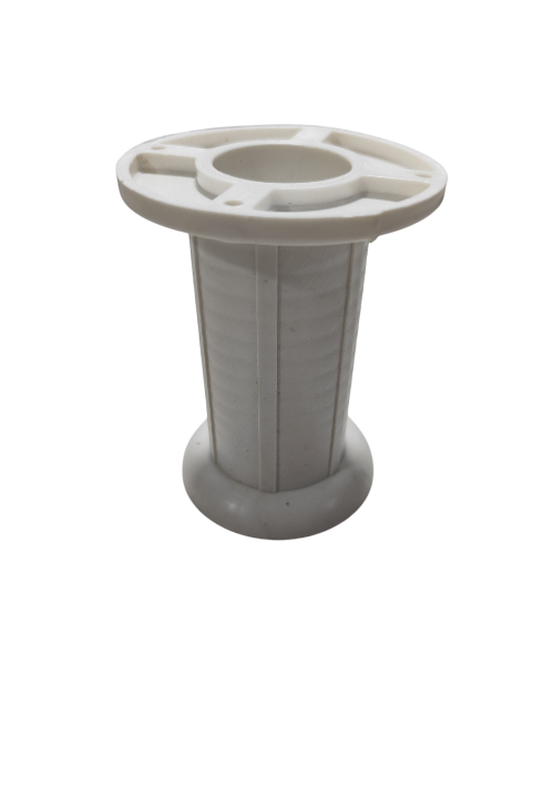 10 - 15 cm Ayarlanabilir Kaliteli Yivli Süt Beyazı  Jumbo Dolab Ayak